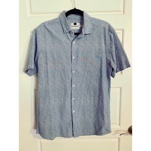 Topman Short Sleeve Button Down Shirt